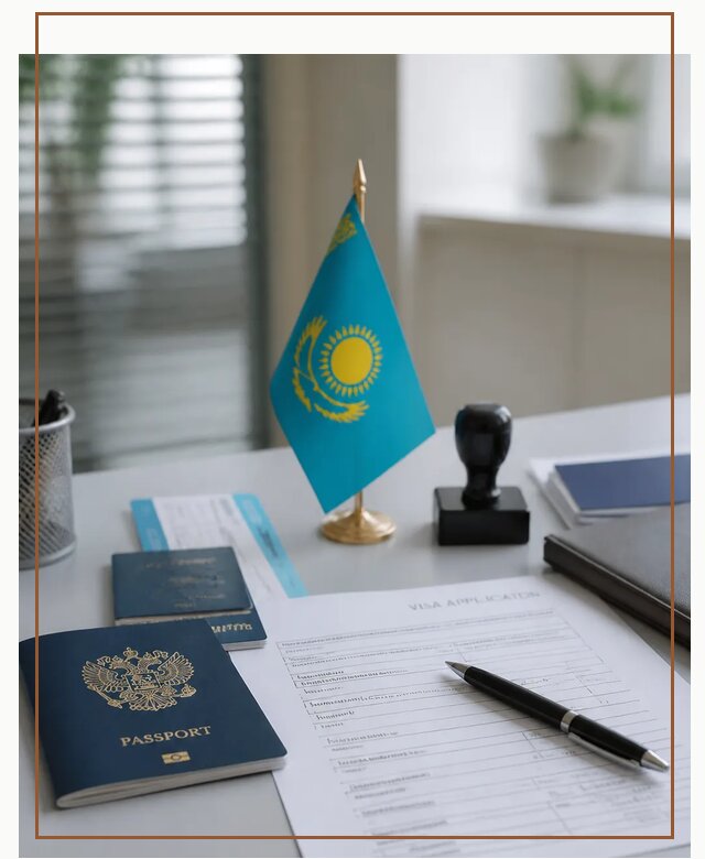 Оформление визы в Казахстан для поездки и работы в Астрахани